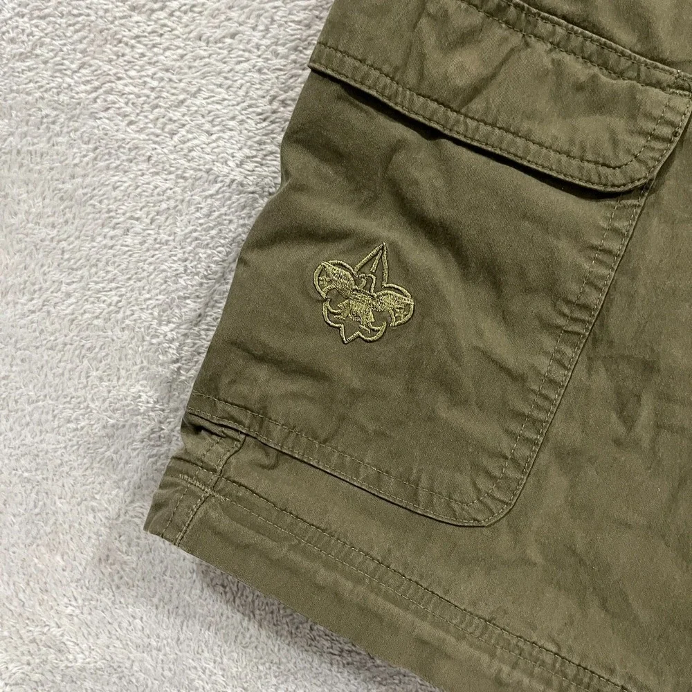 Boy Scouts of America Cargo Shorts Men's 32 Uniform Classic‎ Green